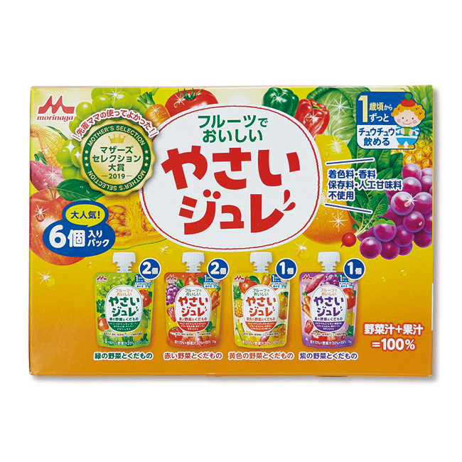 morinaga やさいジュレ【6個入り】パック | ベビー・子ども用品 バースデイ