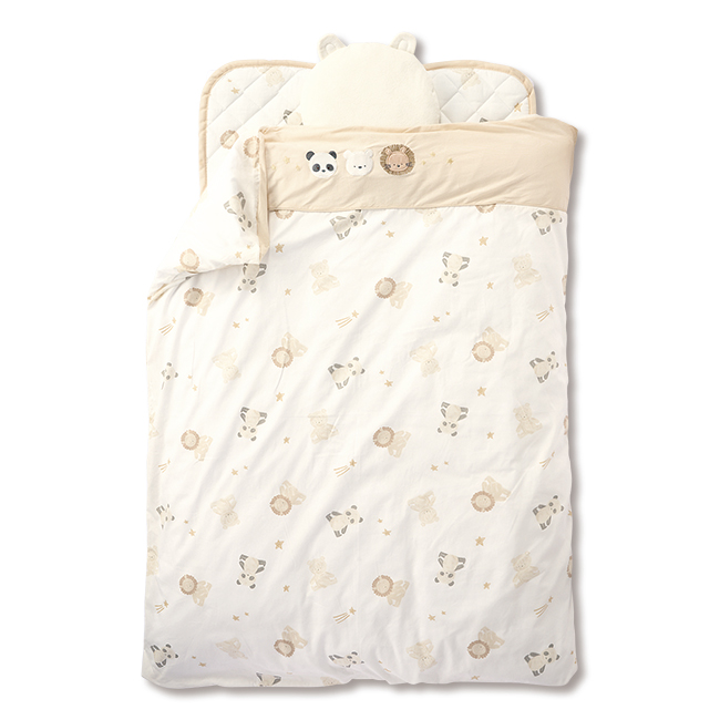 cottoli ベビーポータブル布団セット パレード 赤ちゃんお布団 寝具